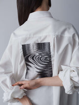 Lmrnuc 刺繍ロングシャツ《湖の服》