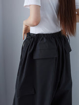 ビッグシルエット カーゴパンツ ブラック