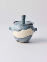 林友加 志野小壺 b(横縞)