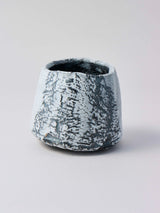 林友加 志野茶碗 b (黒グレー)箱付き