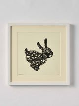 平野千明 オリジナルプリント《MOCHA(モカ) 》版画 エディション3(額装付き)