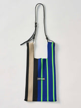 RANDOM STRIPE MARKET BAG MEDIUM ニットバッグ
