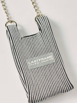 KYOTO METALLIC MARKET BAG MICRO チェーンストラップニットバッグ