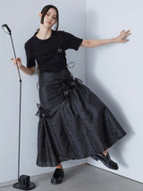 SHANE SKIRT ビーズ刺繍ロングスカート