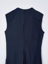 Swirl Sculpture summer gown ブラックロングドレス