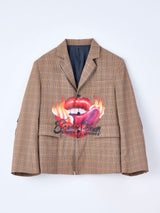 AIRBRUSHED TAILORED JACKET エアブラシペイント テーラードジャケット
