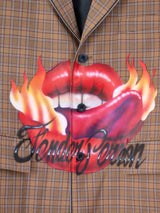 AIRBRUSHED TAILORED JACKET エアブラシペイント テーラードジャケット