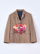 AIRBRUSHED TAILORED JACKET エアブラシペイント テーラードジャケット