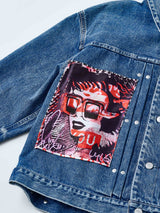 NEW CLASSIC JEAN JACKET #VINTAGE BLUE/ FAILE アートデニムジャケット