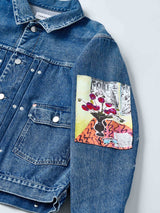 NEW CLASSIC JEAN JACKET #VINTAGE BLUE/ FAILE アートデニムジャケット