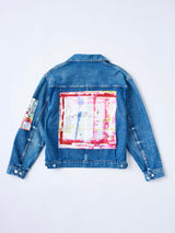 NEW CLASSIC JEAN JACKET #VINTAGE BLUE/ FAILE アートデニムジャケット