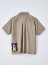 ZIP HALF SHIRT ジップアップシャツ