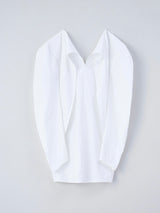 Cotton Rolling Mini Dress  スカーフ風シャツブラウス