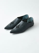 Shoes "SEA" BLACK バブーシュシューズ
