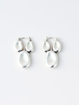 Beans Earrings(Silver)ビーンズ ピアス シルバー