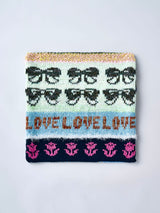 Handmade Knitting pouf ハンドメイド クッションカバー