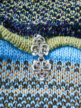 Handmade Knitting pouf ハンドメイド クッションカバー