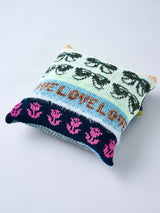 Handmade Knitting pouf ハンドメイド クッションカバー