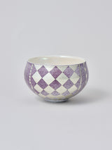 高橋朋子 茶碗《紫光彩盌 豊咲》(T10)箱付き