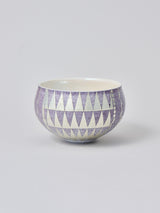 高橋朋子 茶碗《紫光彩盌 豊咲》(T10)箱付き