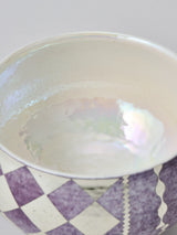 高橋朋子 茶碗《紫光彩盌 豊咲》(T10)箱付き