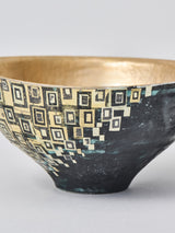 高橋朋子 《銹刻彩酒盃 玄の月》(T9)