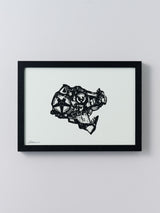 平野千明《JUNK 01 》原画(額装付き)