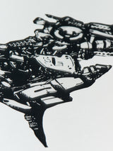 平野千明《JUNK 03 》原画(額装付き)