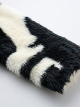 Jaquard fur shore borero エコファーボアボレロ