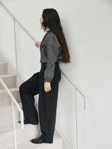 サスペンダー付きパンツ