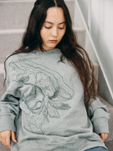 ORB EMBROIDERY SWEAT 刺繍入りスウェットプルオーバー