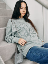 ORB EMBROIDERY SWEAT 刺繍入りスウェットプルオーバー