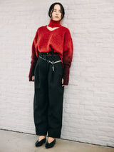 Double waist tapered pants テーパードパンツ