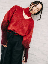 Double waist tapered pants テーパードパンツ