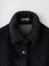 alpaca air-organza boxy blouse アルパカ×オーガンザ ボクシーブラウス