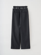 Double waist tapered pants テーパードパンツ