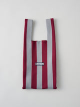 STRIPE MARKET BAG MEDIUM ニットバッグ