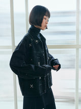 THE JEAN JACKET NIGHT SKY スタッズ デニムジャケット
