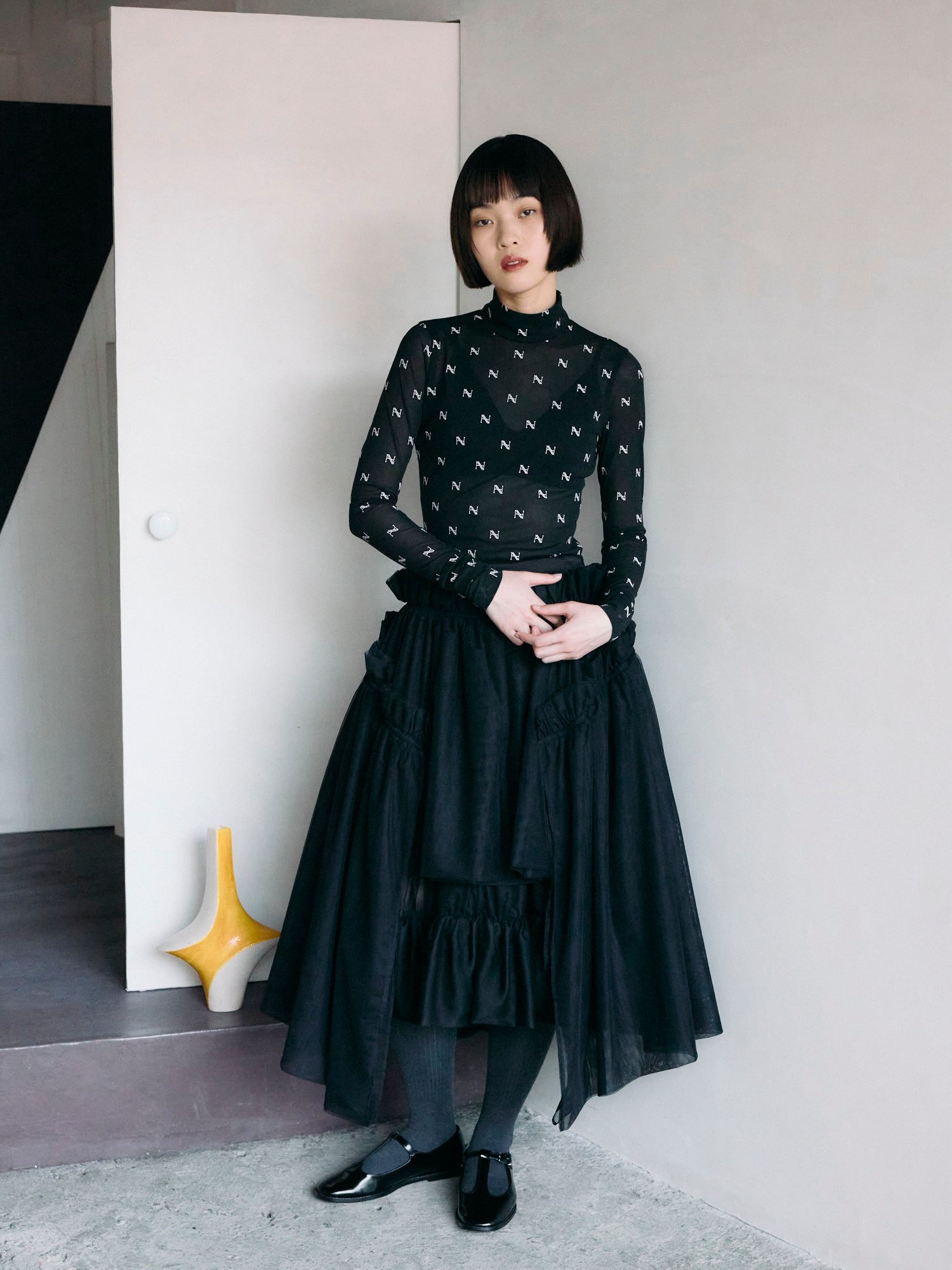 HAENGNAE（ヘンネ）SHUMAI VOLUME 2PIECE TULLE SKIRT ２ピースチュールスカート – Numero CLOSET