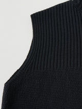 BONDAGE HIGH-NECK VEST IN WOOL ボンデージハイネックニットベスト