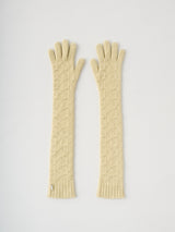 LACE GLOVES IN WOOL ウールレースニットロンググローブ