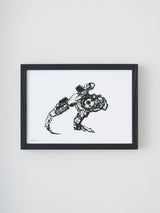 平野千明 《KONLAD TYPE : SHIBUYA JUNK 03》原画(額装付き)