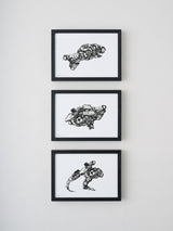 平野千明 《KONLAD TYPE : SHIBUYA JUNK 01 》原画(額装付き)