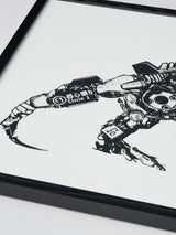 平野千明 《KONLAD TYPE : SHIBUYA》原画(額装付き)