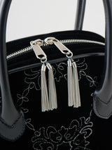palace tiles velvet hand bag ビジューハンドバッグ