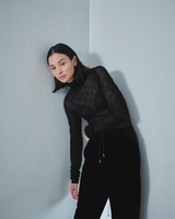 KISHIMEN LOGO KNIT LEOTARD