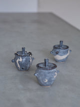 林友加 志野 小壺_a(縦縞)