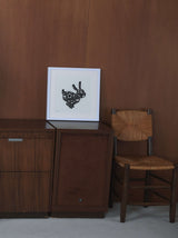 平野千明 オリジナルプリント《MOCHA(モカ) 》版画 エディション3(額装付き)