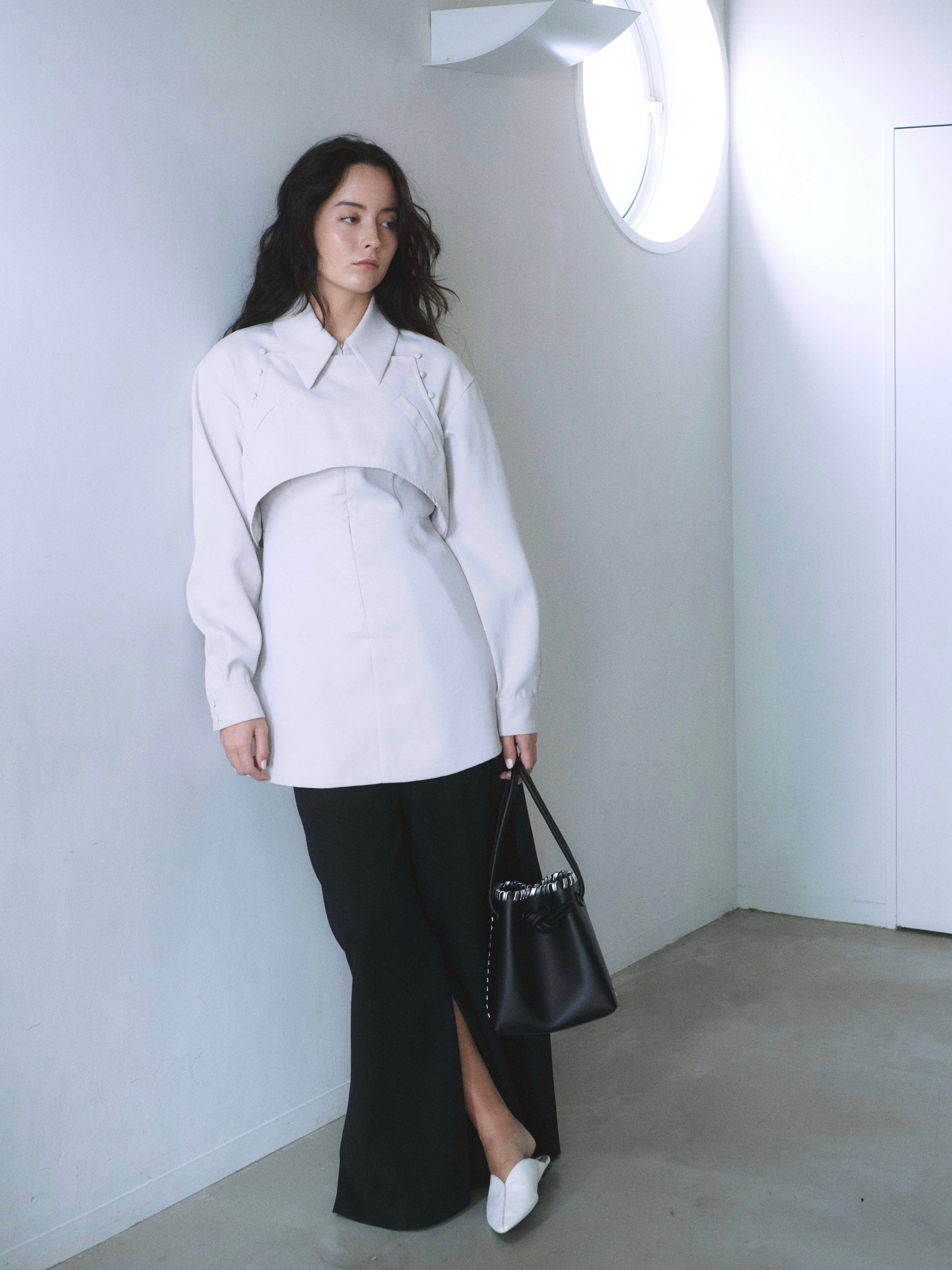 Teloplan Oliwa Shirt / ホワイト　テーロプラン Oliwa Shirt/ロングシャツ – Numero CLOSET
