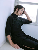 Tomi China Blouse パフスリーブブラウス